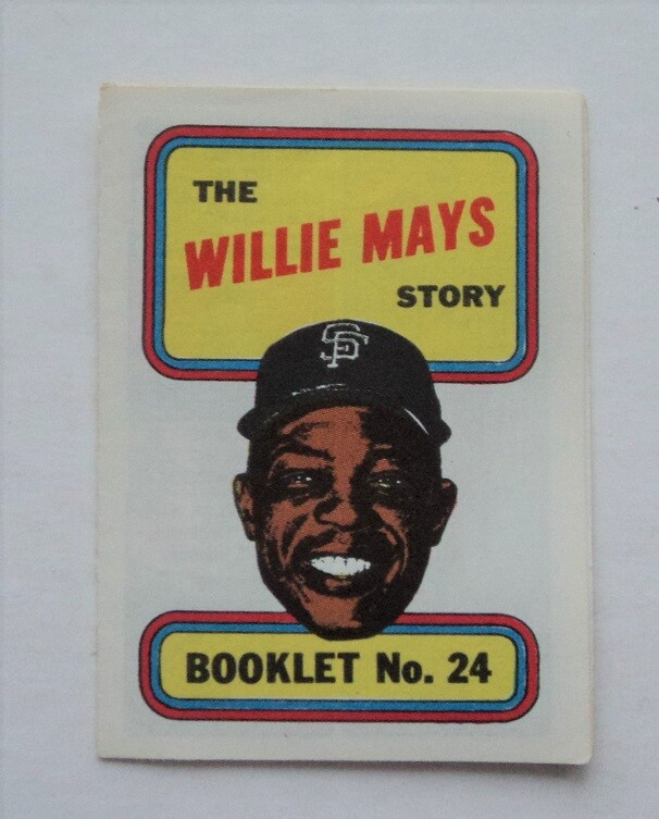 1970 Topps Booklets #24 Willie Mays - GEM MINT - FLASH SALE-image