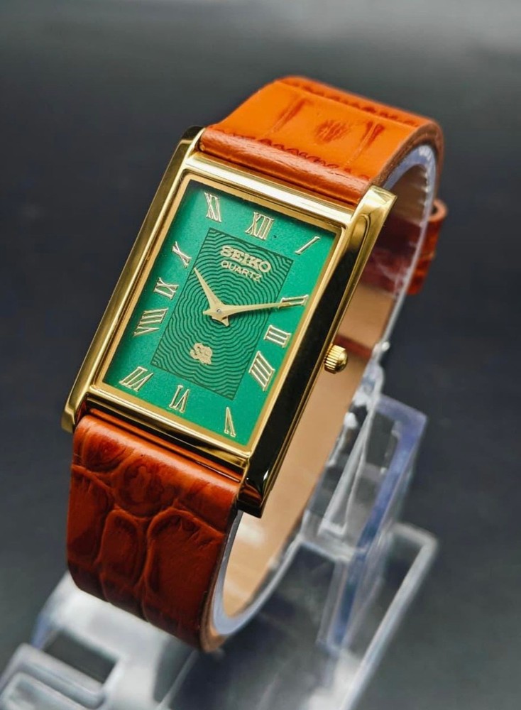 Rare Vintage Seiko Slim Quartz Men's Wrist Watch