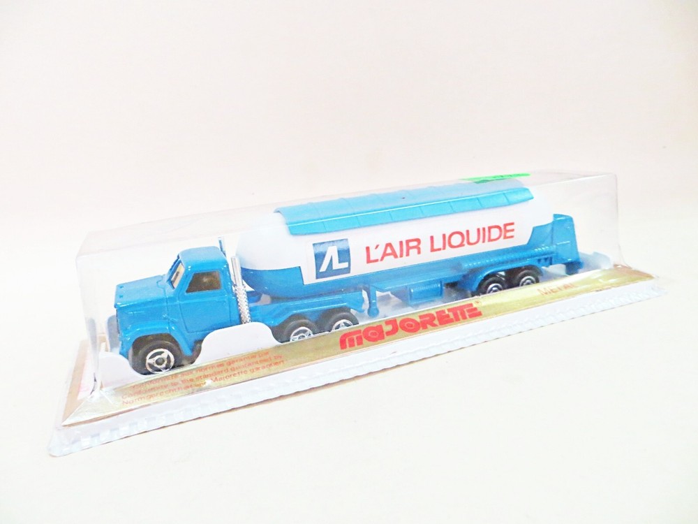 MAJORETTE 324 'MACK L'AIR LIQUIDE GAZ/GAS TANKER' 1:100 VINTAGE MIB/BOXED