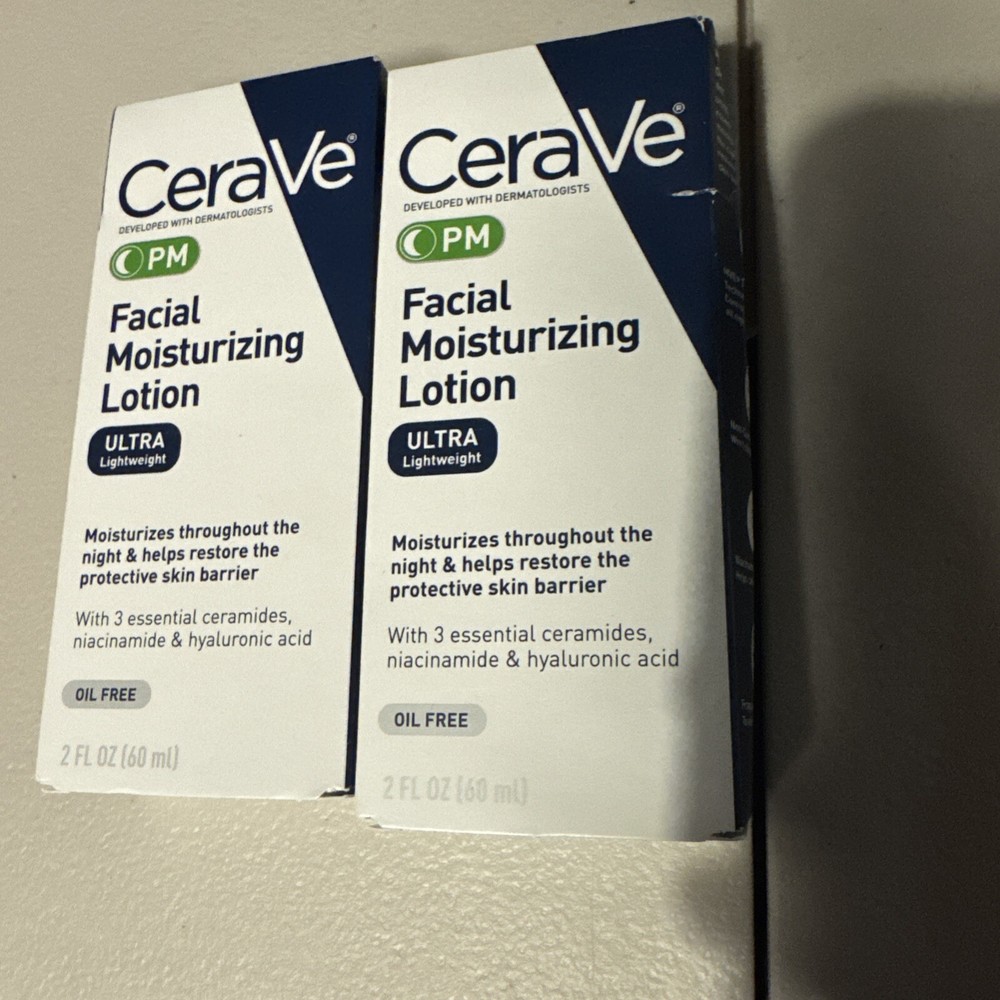 2 fl. oz Cerave PM Facial Moisturizing Lotion for Nighttime Hydration