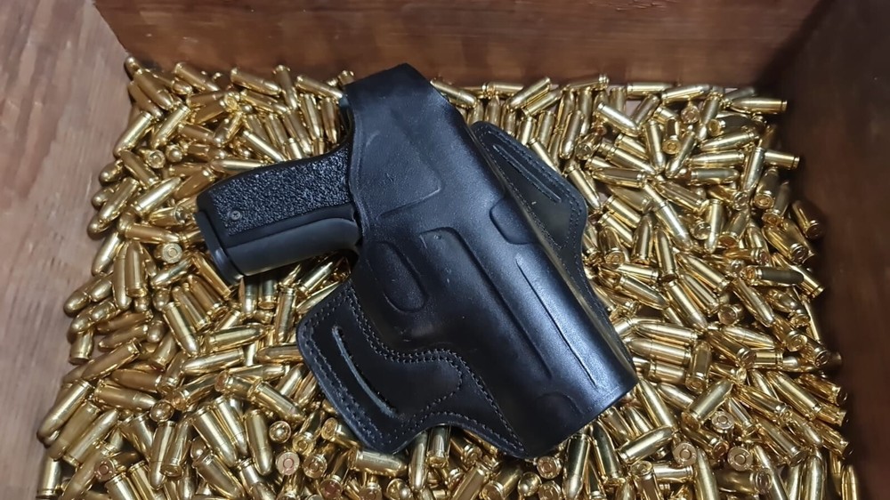 Leather Holster with Thumb Break for Sig Sauer P229 Quick Draw Belt Fit  