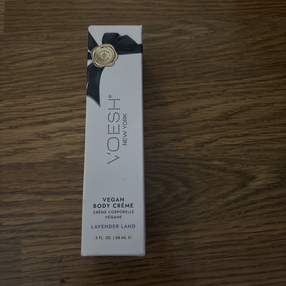 Voesh New York Clean Vegan Body Creme Lavender Land Lotion 3 Oz Sealed