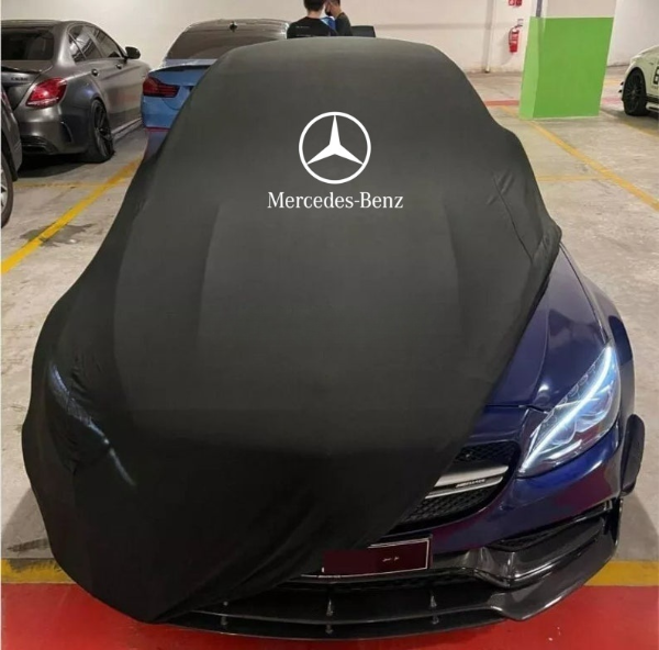 For Mercedes Car Cover Class Dust Proof Windproof  Combing Indoor Cover Black