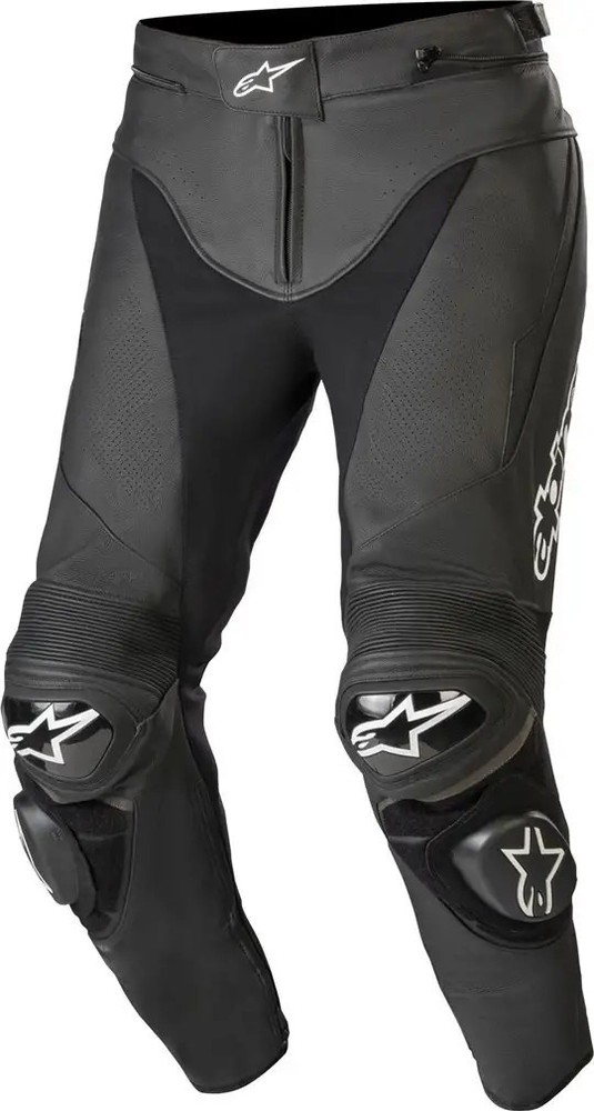 Alpinestars Leather Track V2 Motorcycle Pants - Black 312901910
