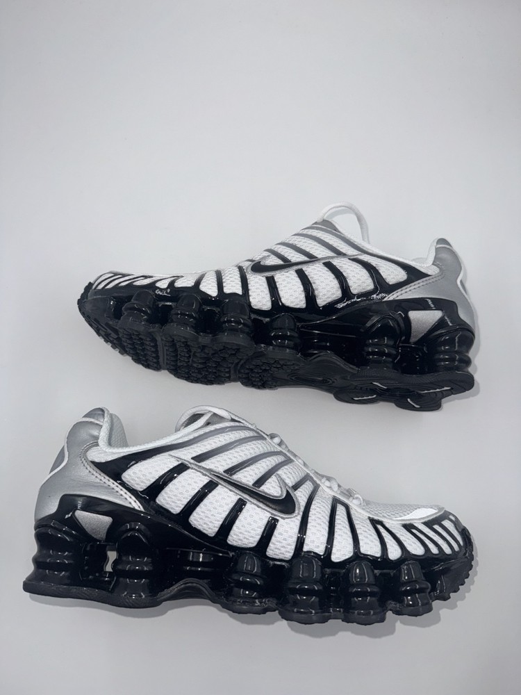 Nike Shox TL Running Shoe Black Metallic Silver HQ4049-001 Womens Pick Size