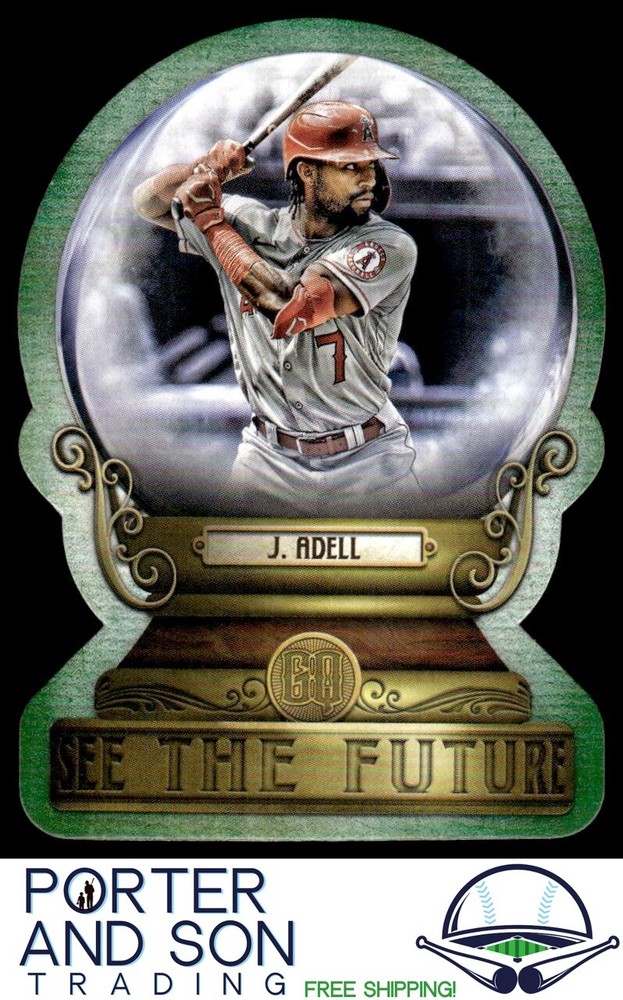Jo Adell 2022 Gypsy Queen Crystal Gazing Die Cut RC Green /99 #CG-18 Angels