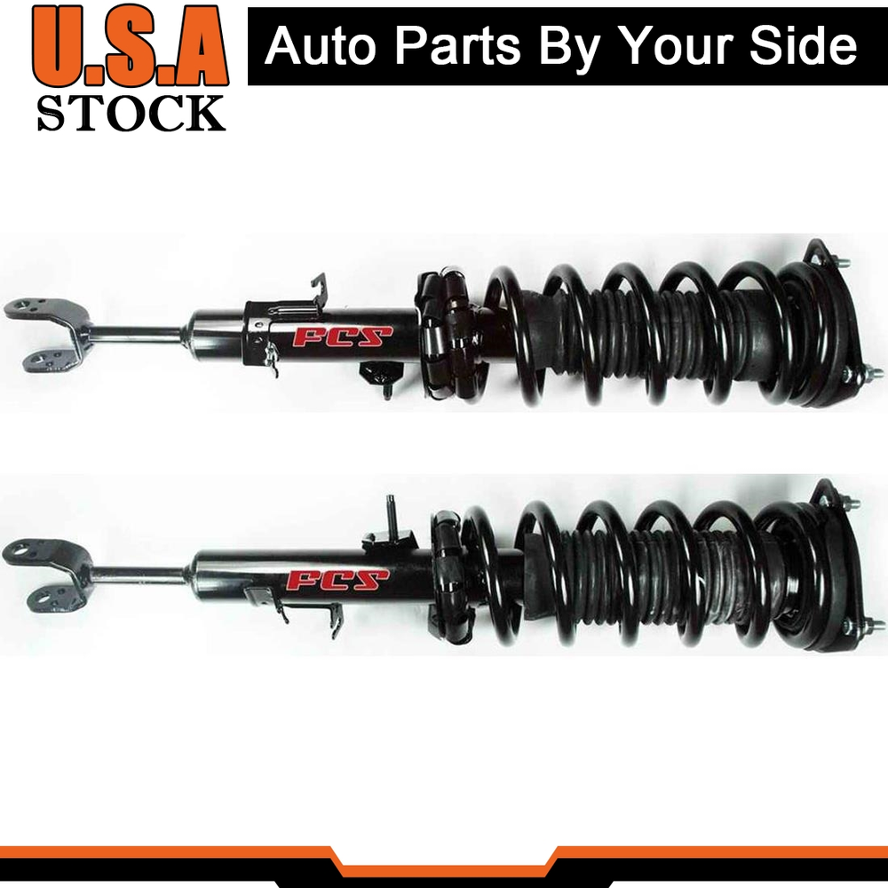 OE Front Struts With sway Bar For 2003-2007 Infiniti G35 3.5L Lifetime Warranty