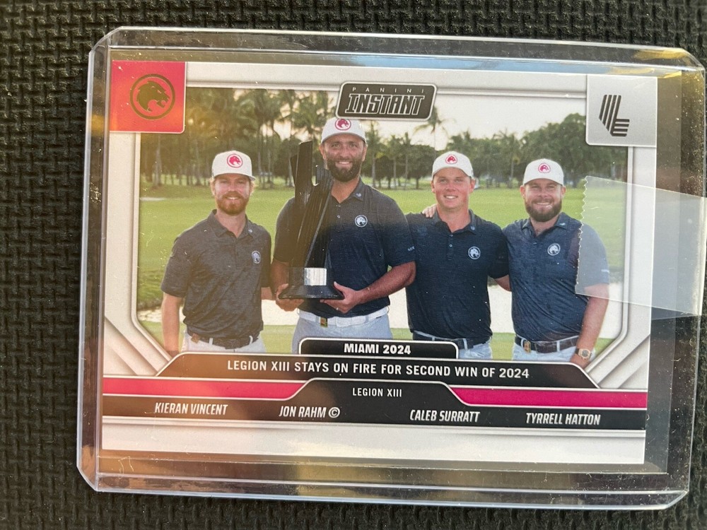 2024 PANINI INSTANT LIV GOLF #90 LEGION WINS MIAMI JON RAHM Only 56 Made