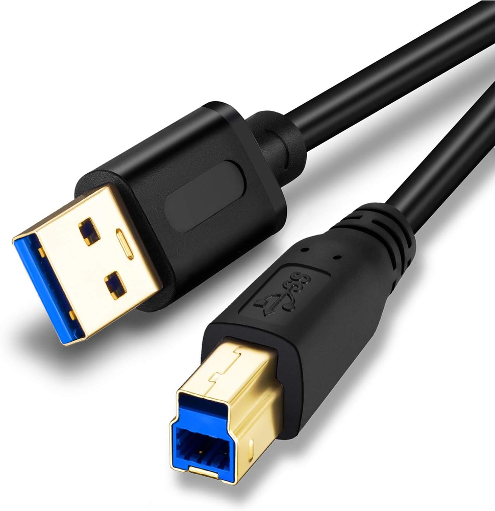 20ft USB 3.0 A Male to B Male SuperSpeed Cable for Fast Data Transfer