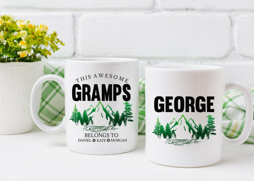 Personalized Gramps Coffee Mug L This Gramps Belongs To L For Fathers Birthday