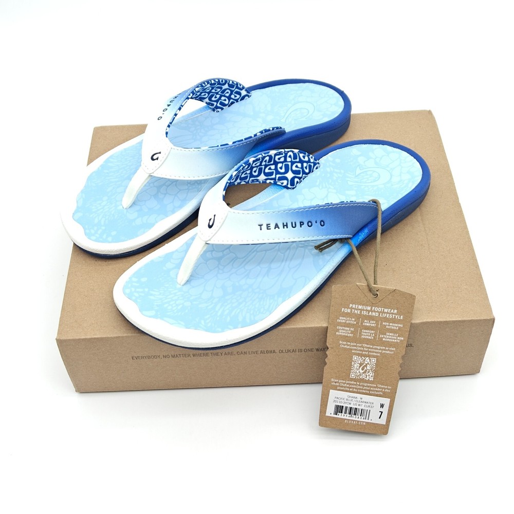 OluKai Ohana Women Sandals with Arch Support Sizes 5-11 Comfort Flip Flops