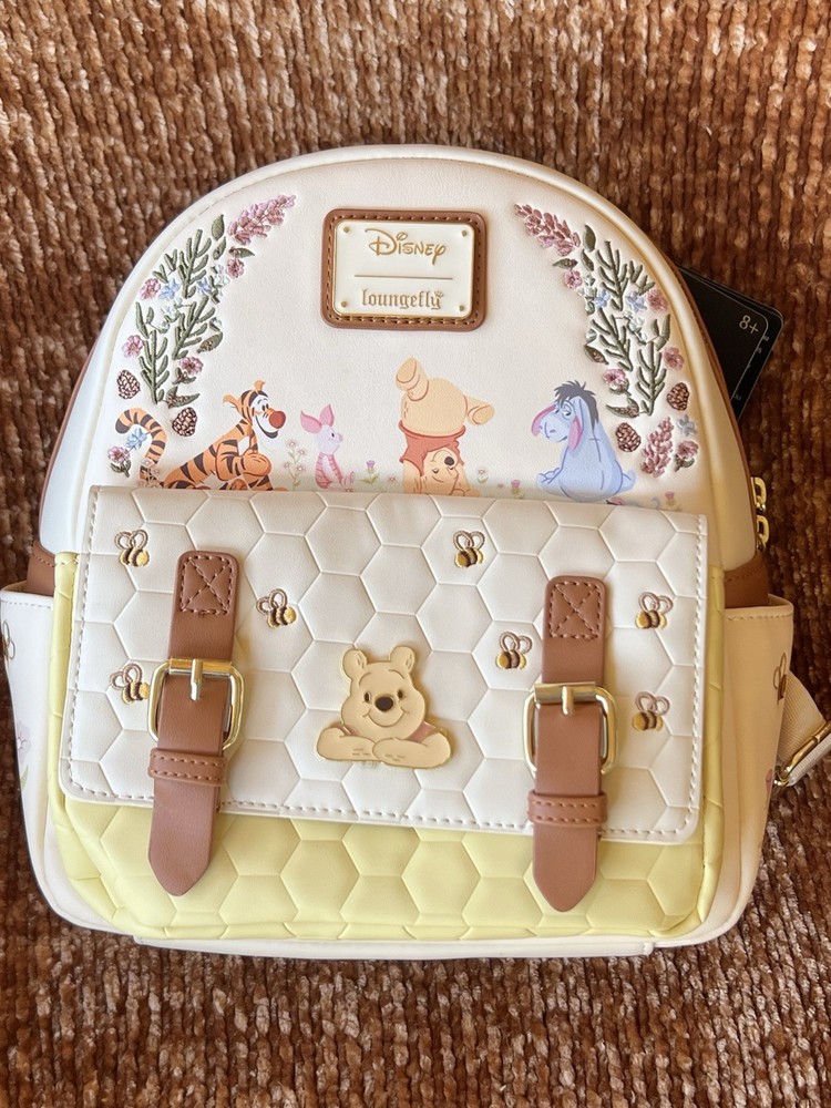 Winnie The Pooh and Friends Honeycomb Loungefly Mini Backpack Disney