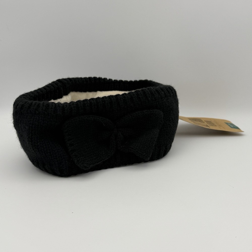 Northeast Outfitters Cozy Cabin Girls Bow Headband Black Winter Youth One Size