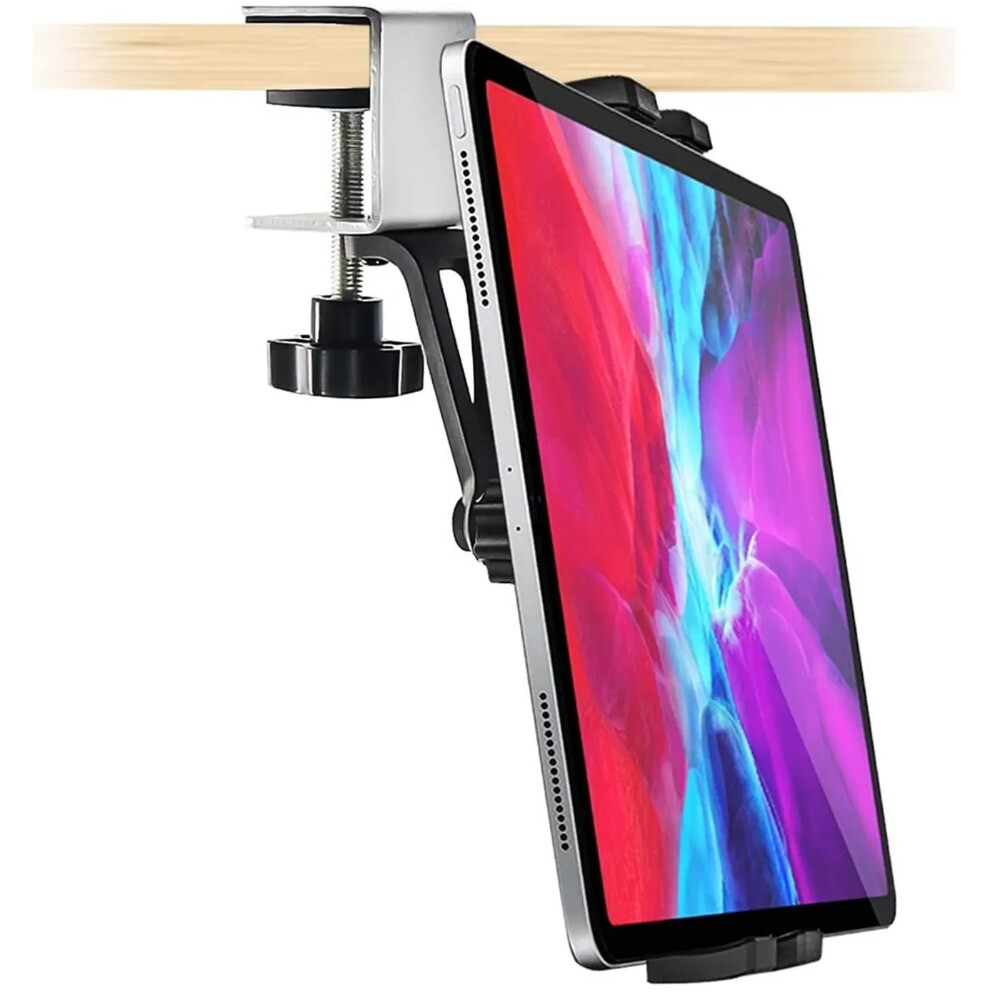 Universal Kitchen Under Cabinet Phone Tablet Holder for Tablets Clamp Stand