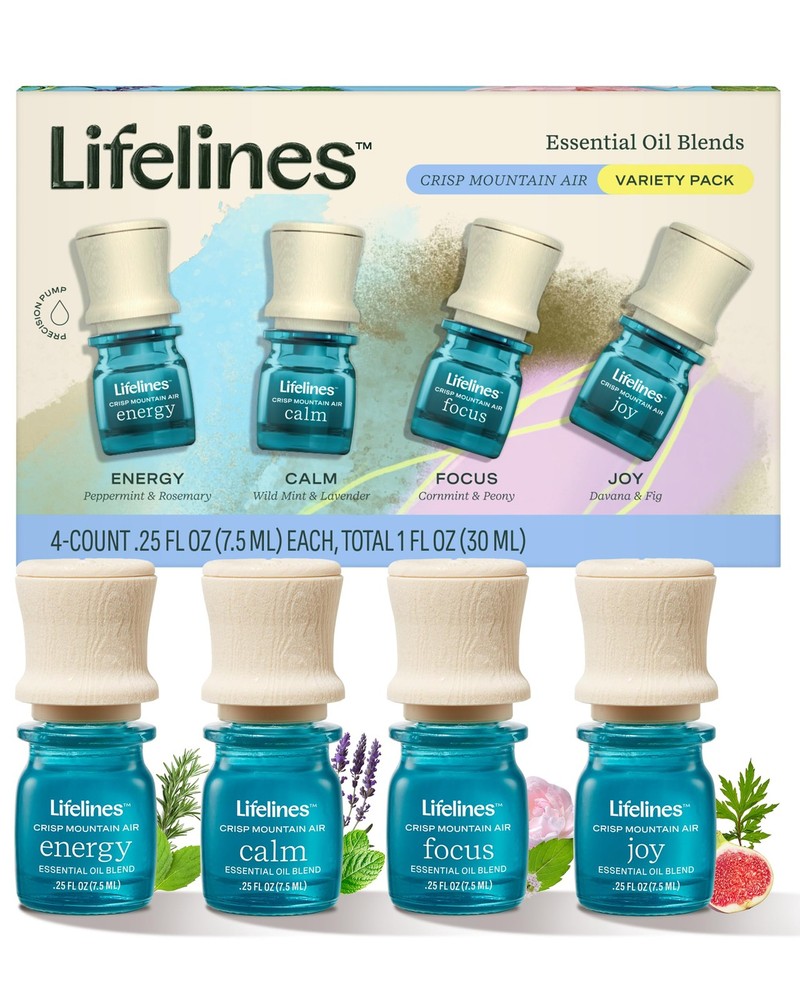 Lifelines Essential Oil Blends for Crisp Mountain Air Aromatherapy at Home