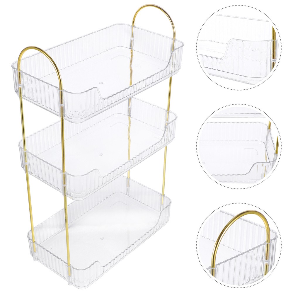 Bathroom Countertop Organizer for Cosmetics and Vanity Storage