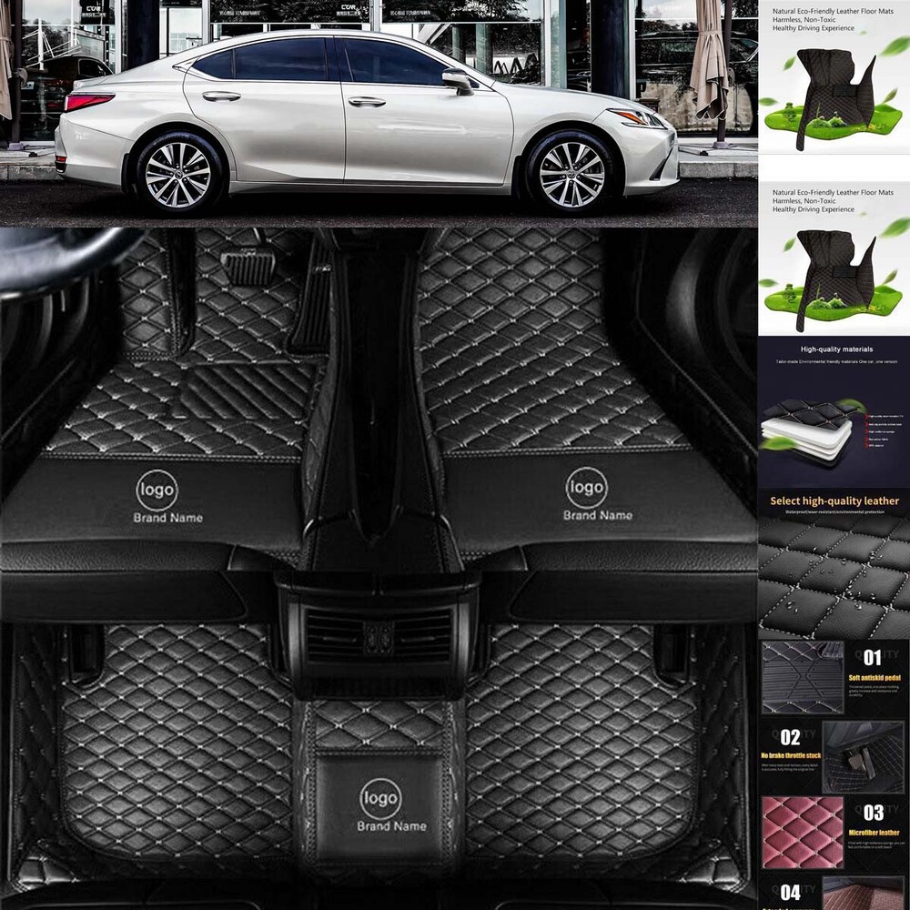 For KIA All Models Waterproof Front & Rear Custom Car Floor Mats Carpets Liner