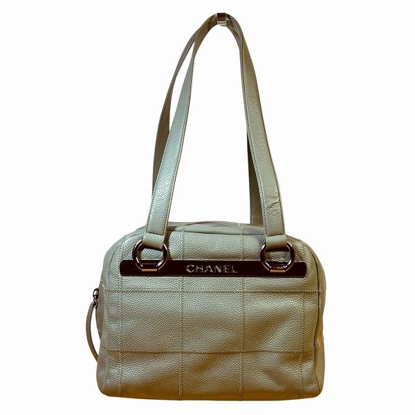 CHANEL Chocolate Bar A26134 Women Shoulder Bag Free Used Next Day Delivery