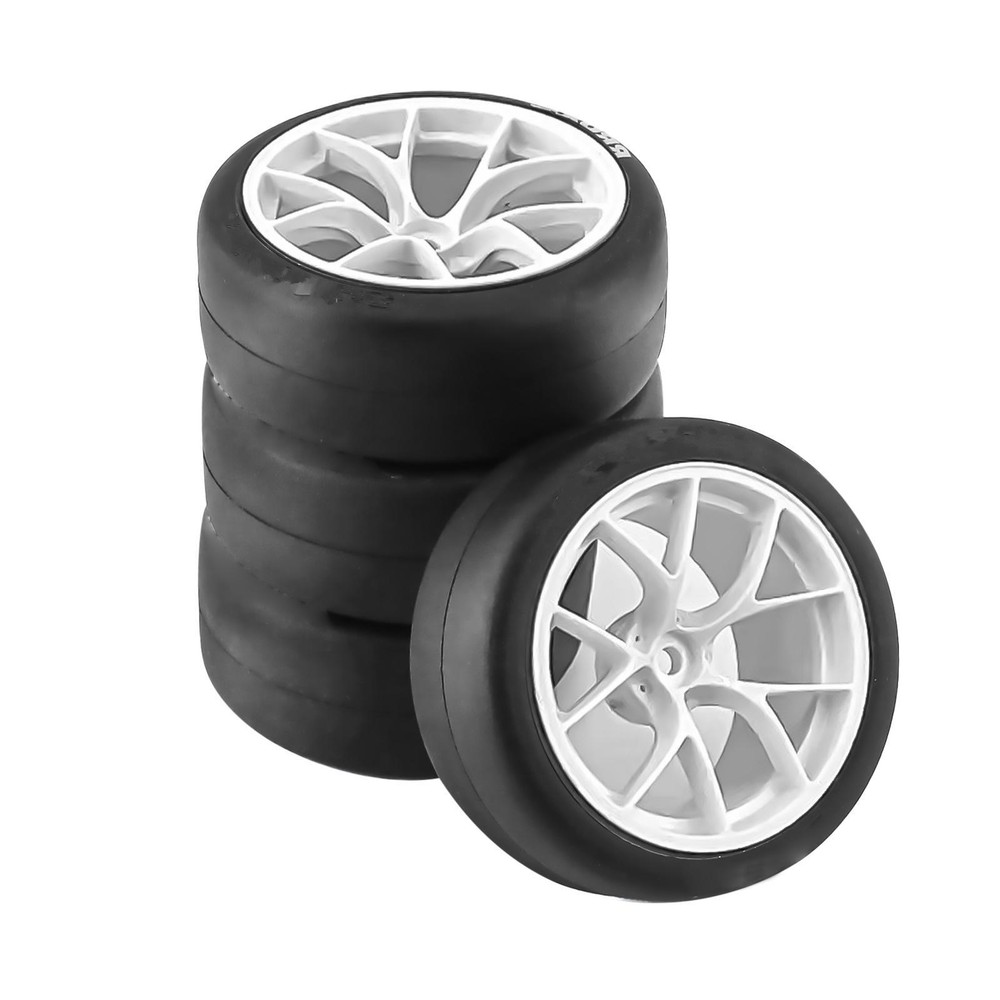 12mm Hex Hub 65mm Tires & Wheels for Tamiya TT01 TT02 XV01 HPS 1/10 RC Cars