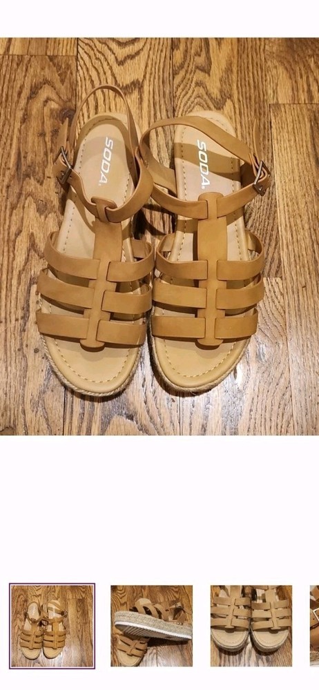 Women's Soda  Casual Sandals Size 8