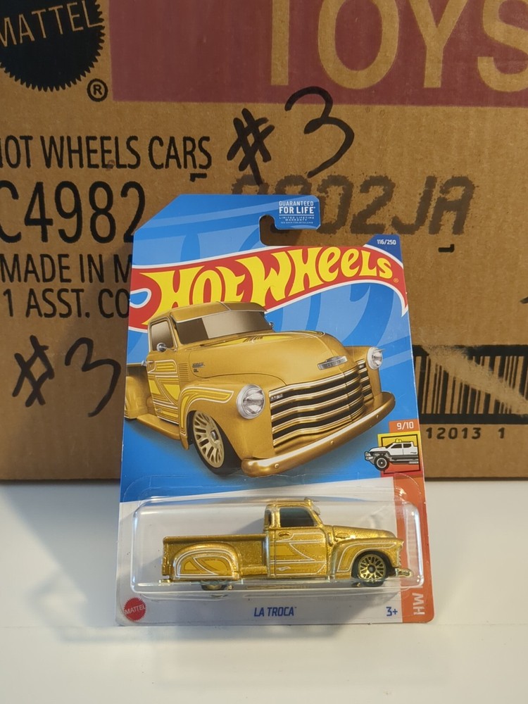 2022 Hot Wheels La Troca Gold #116 116/250 HW Hot Trucks 9/10