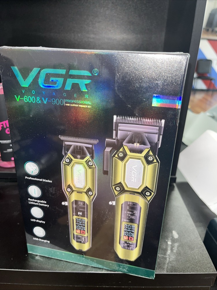 VGR V-600 & V-900 Professional Cordless Hair Clippers & Trimmer for Men