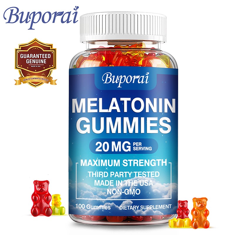 Melatonin Gummies 20mg-Relieve Stress,Improve Sleep Quality,Extra Strength Sleep
