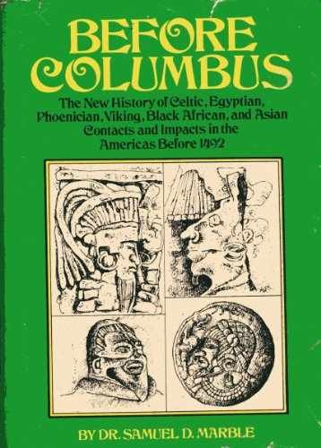 Before Columbus: The new history - Hardcover, by MARBLE Samuel D. - Acceptable j