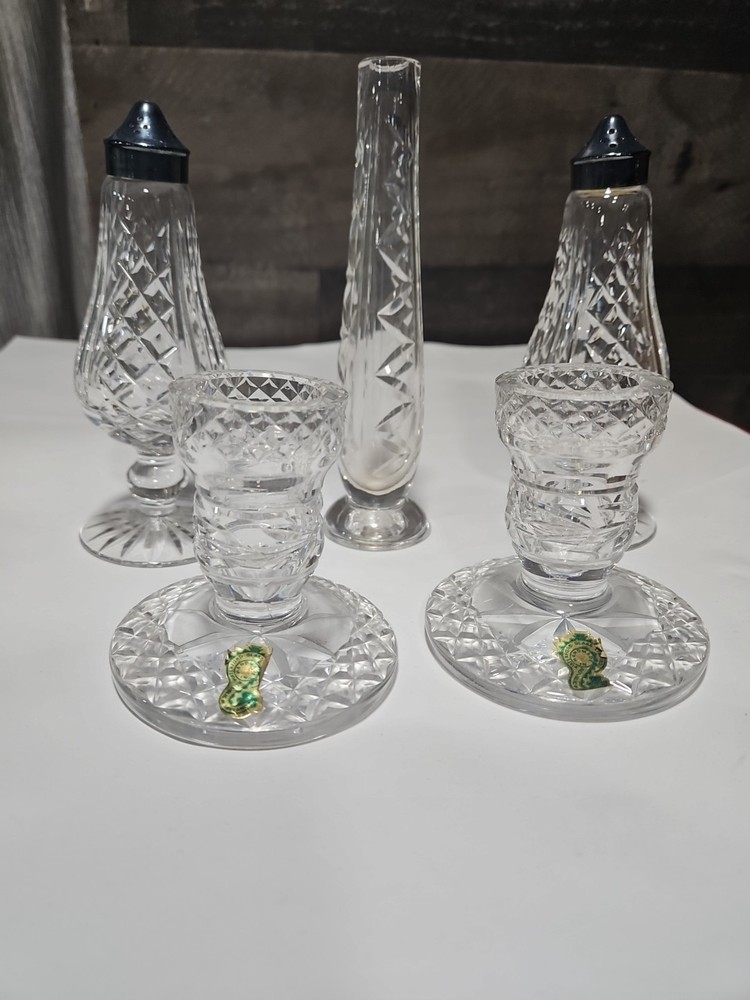 5 Vintage Waterford Crystal Collectible Pieces