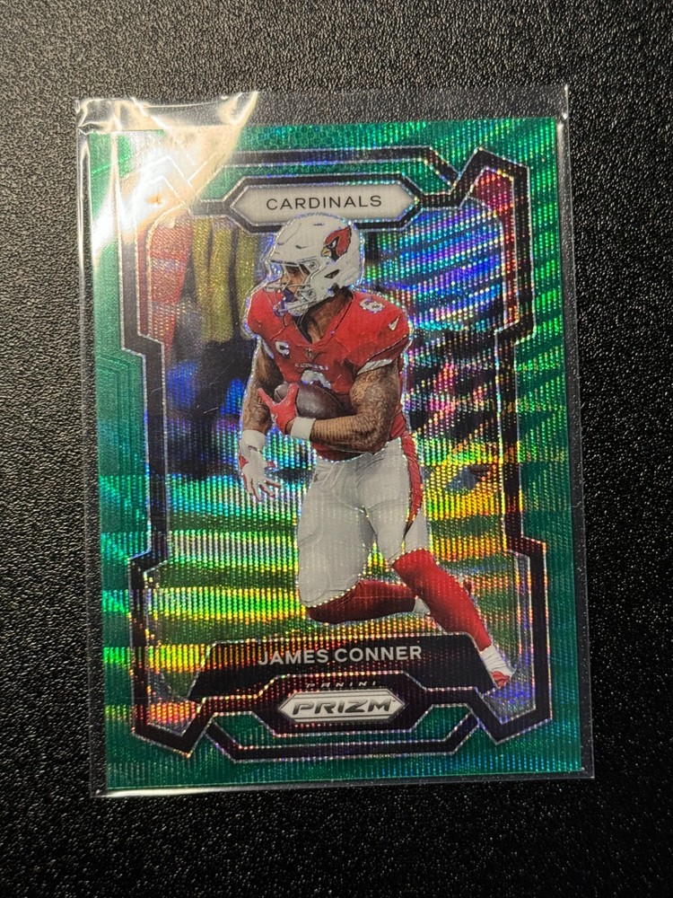 2023 NFL Prizm James Conner #5 Green Wave Arizona Cardinals
