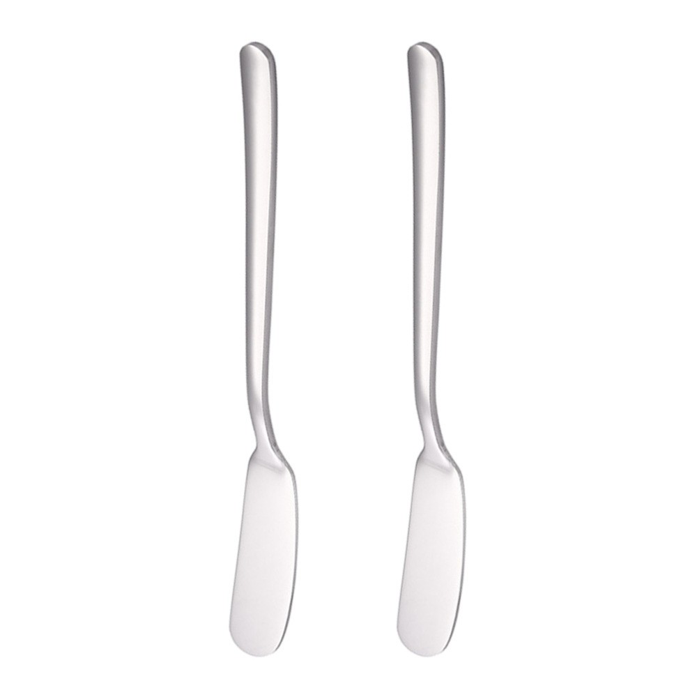 2 Stainless Steel Butter Knives for Baking and Pastry Spreading