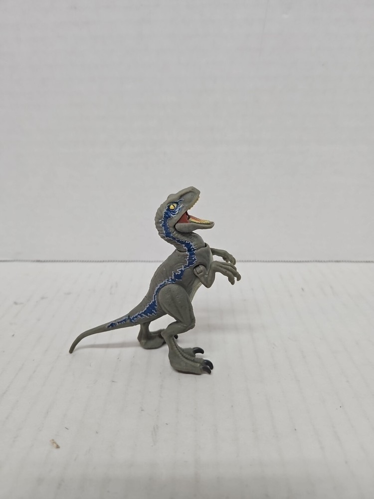 Jurassic World  Velociraptor Blue Action Figure 2017  Mattel Dinosaur-7In…93