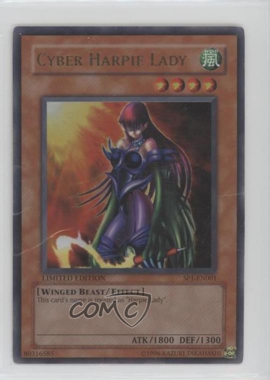 Cyber Harpie Lady Sneak Peek SP1-EN001 2002 YuGiOh Promo Card