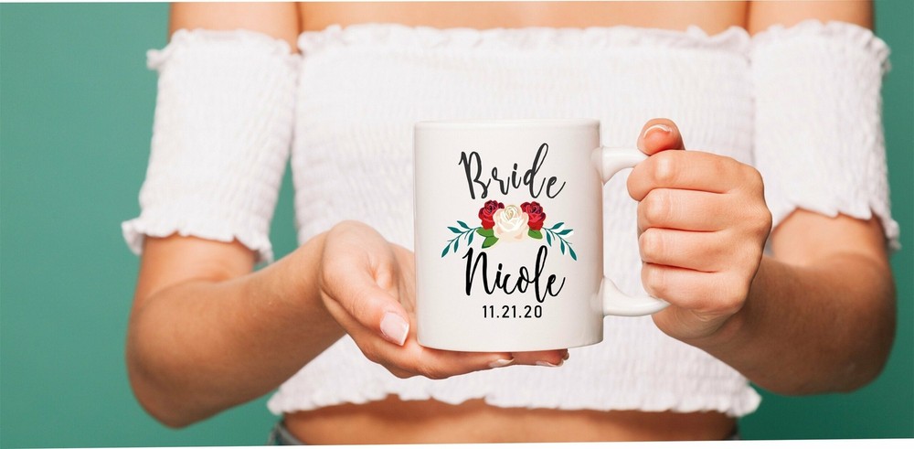 Custom Bride Mug Personalized Bride Mug Personalized Bride Gift Bride To Be Mug