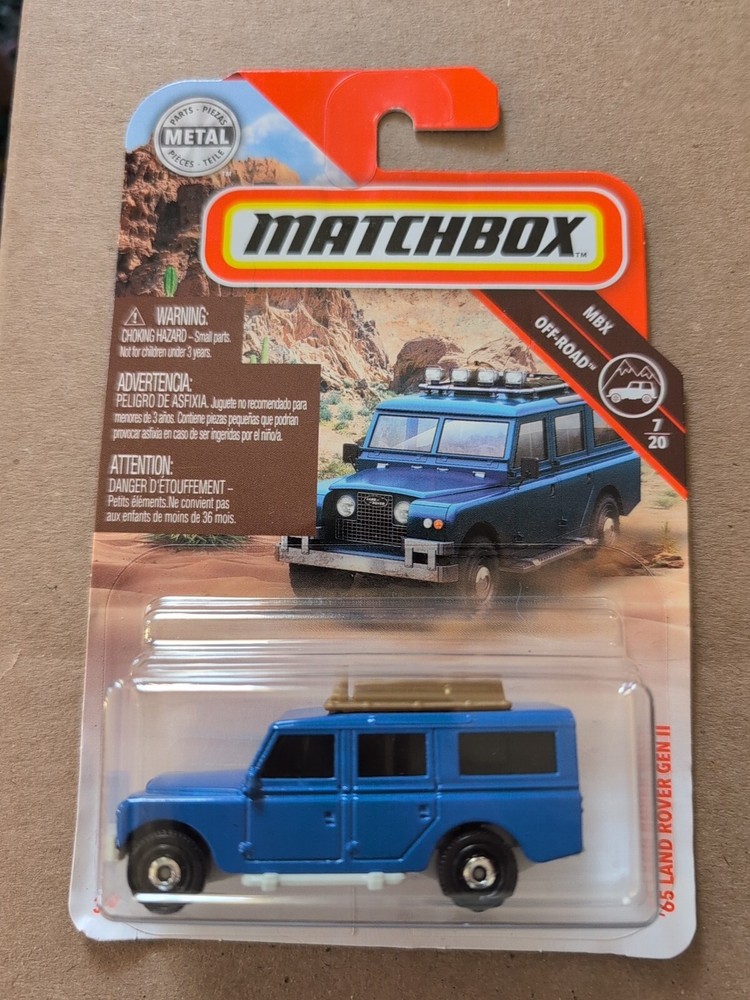 Matchbox 1965 Land Rover Gen II  # 7/20  2018 MBX Off-Road/ Thailand/Metal Parts