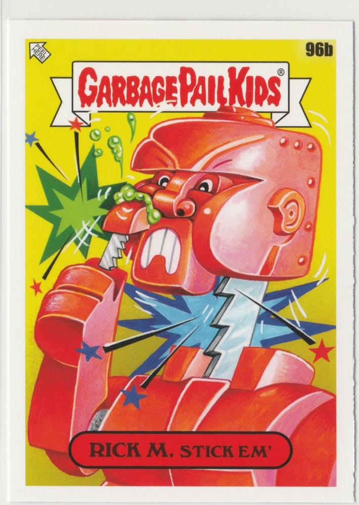 Rick M Stick Em 96b Garbage Pail Kids GPK 2024 Kids At Play KAP Trading Card