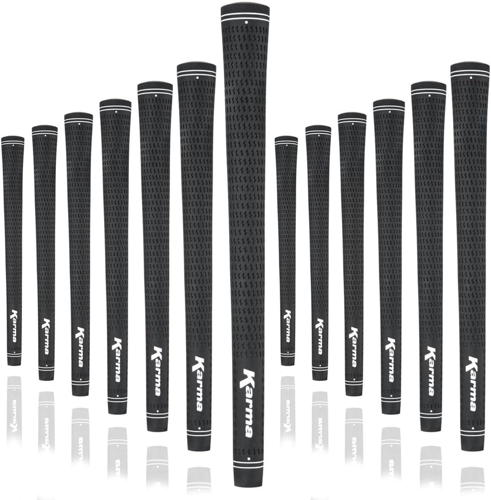 Velour Black Midsize (+1/32'') Stick Grips Golf Grips (13 Pack)
