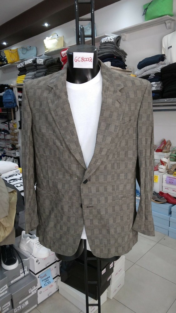 Men's Jacket 100% Wool Gray NEW Size 42 GC800LZ