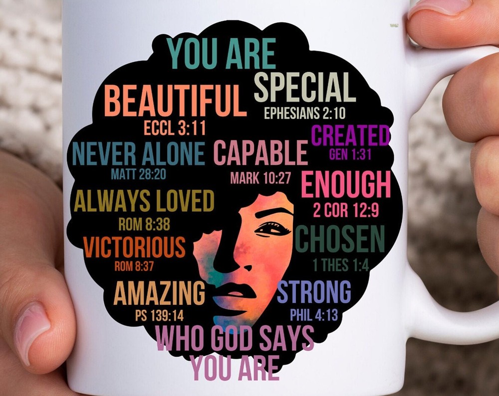 Christian Mug Motivation Mug Scripture Mug Bible Verse Mug Large Ceramic Mug