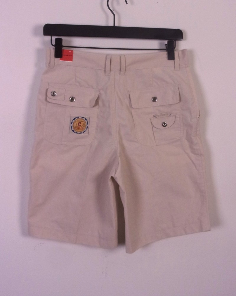 vintage 80s NWT NOS Deadstock Cottler Buckle Closure Shorts Pleated Safari 18R
