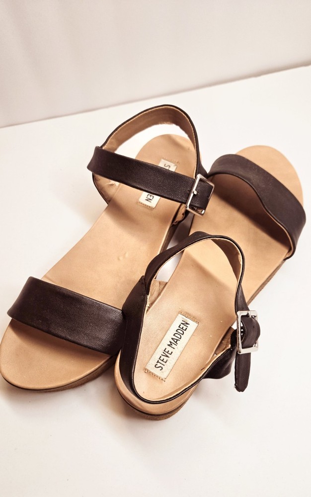 Steve Madden Womens Sling Back Casual Sandals Size 8