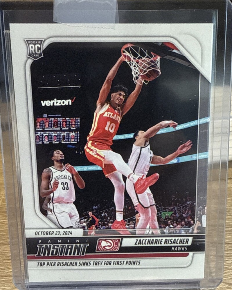 2024-25 Panini Instant NBA #28 Zaccharie Risacher - Atlanta Hawks RC - PR 207