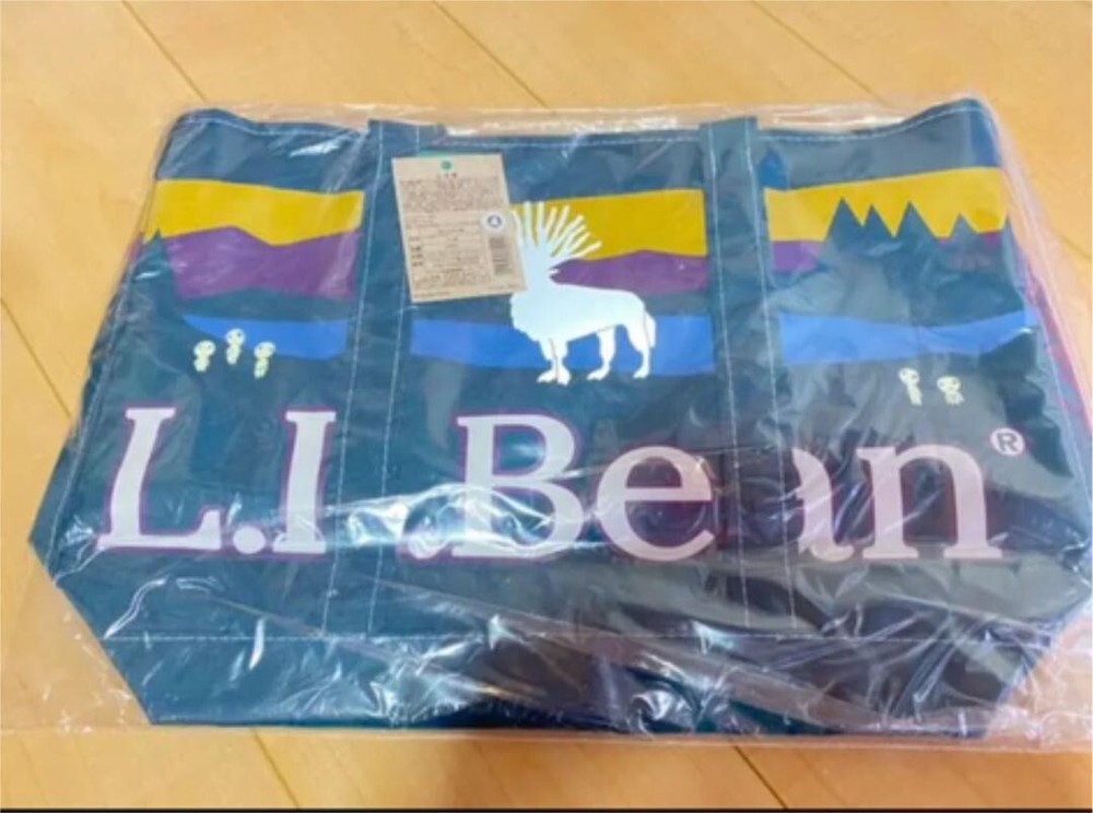 Studio Ghibli L.L.Bean Princess Mononoke Glow in the Dark Tote Bag Green GBL