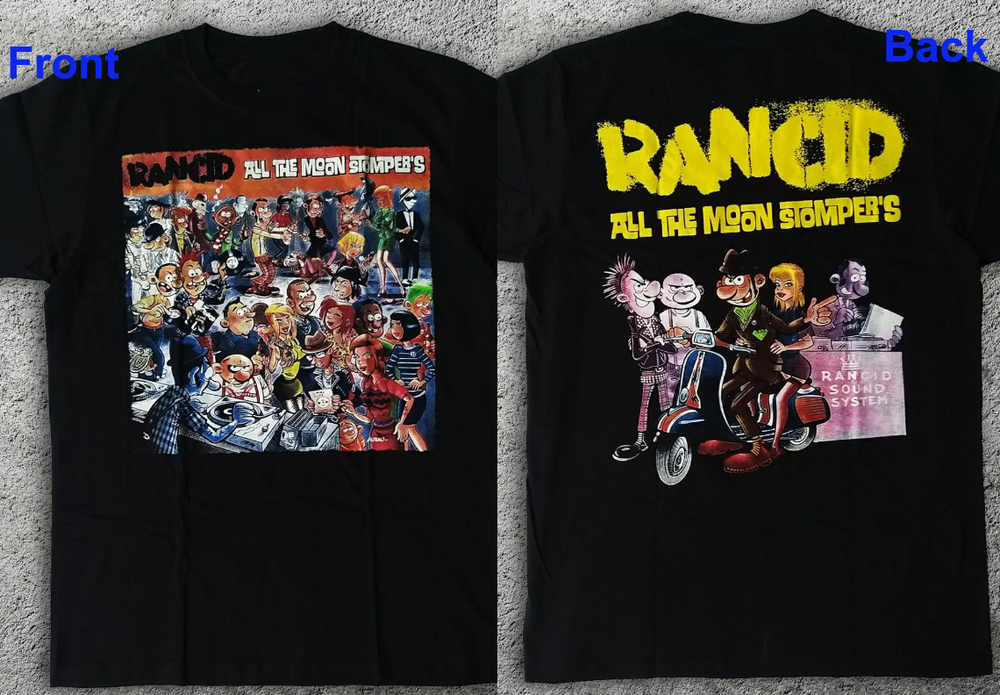 RANCID All the Moon Stomper T-shirt Cotton Unisex Tee Size S-4XL BO853
