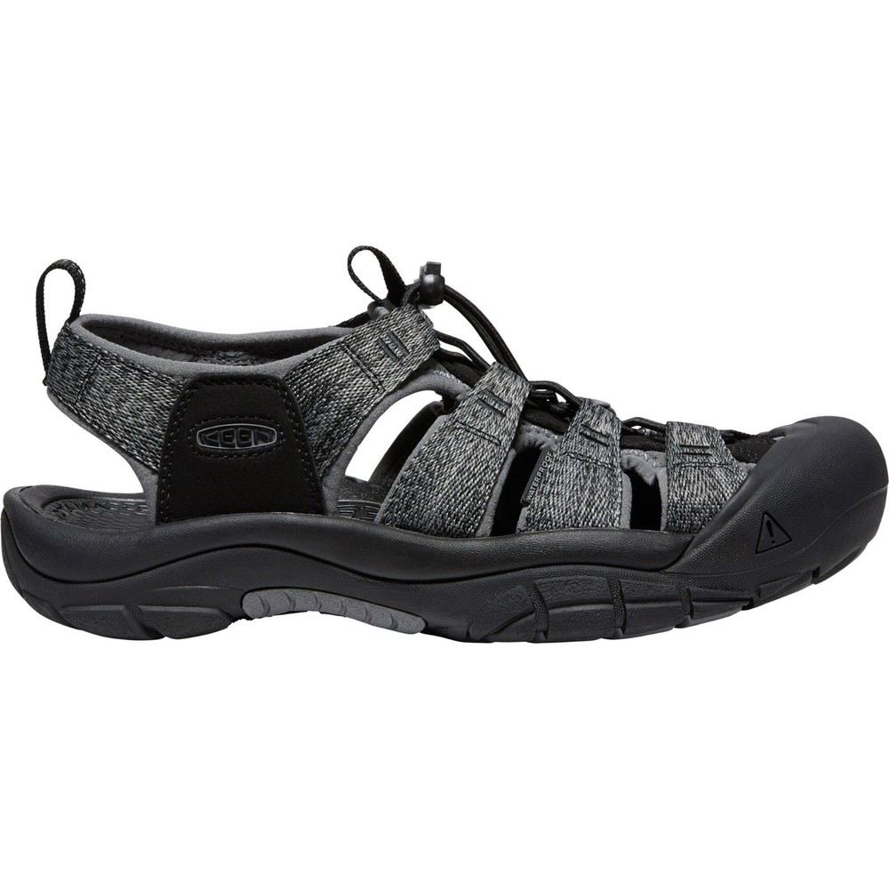 Sale! Keen Men's Newport H2 Sandals Black/Steel Grey
