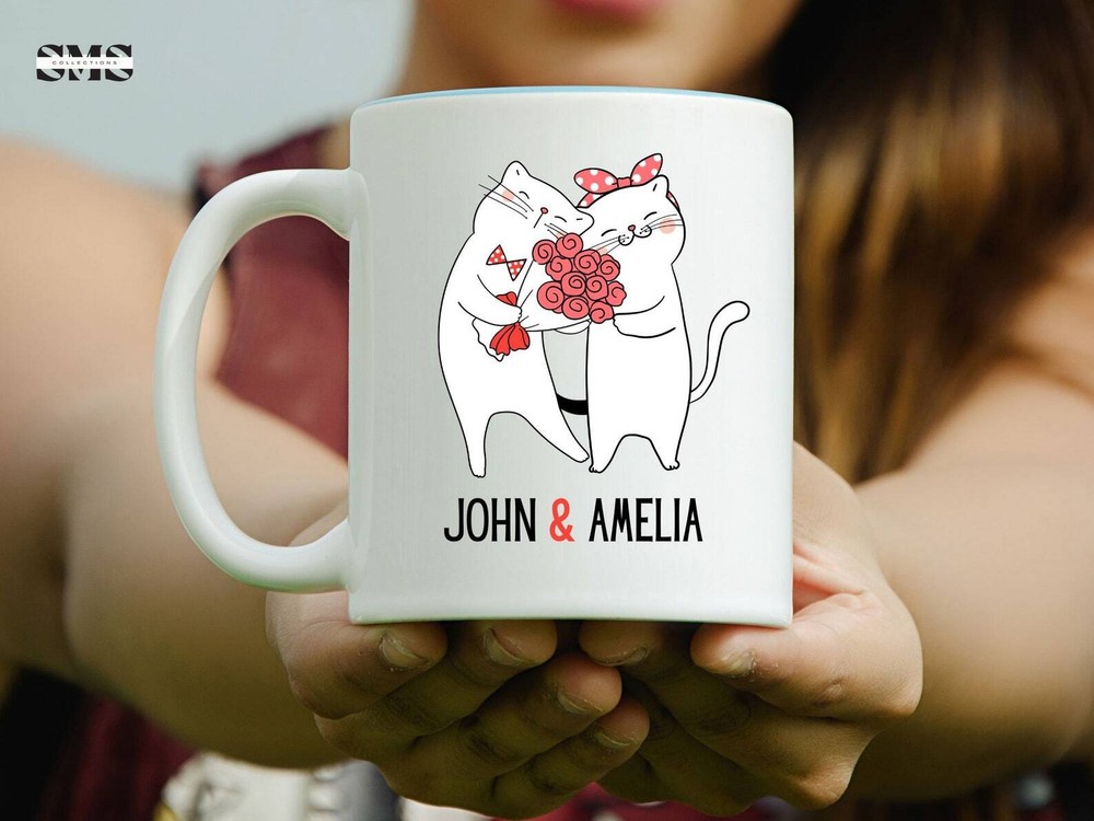 Romantic Couple Coffee Mugs for Girlfriend and Boyfriend Gift