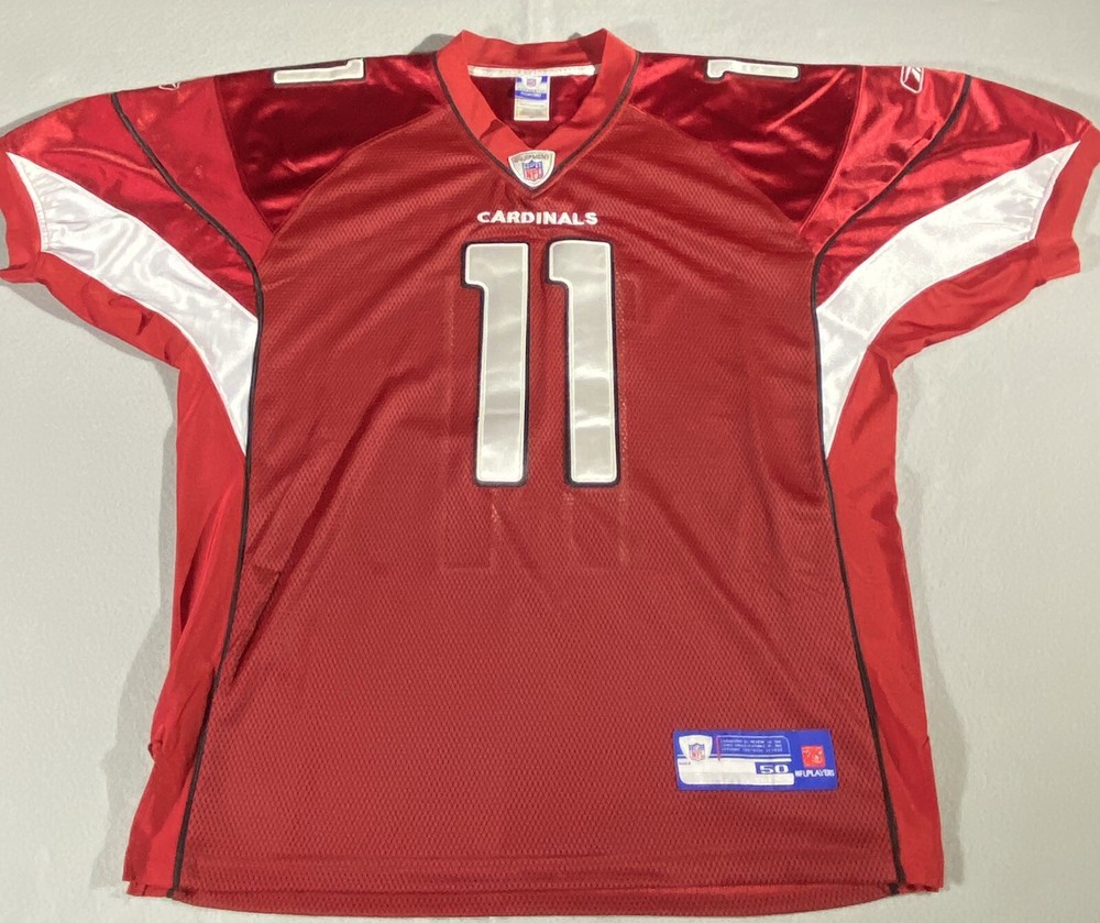 Fitzgerald #11 Arizona Cardinals Reebok Field Stitched Home Jersey - Size 50