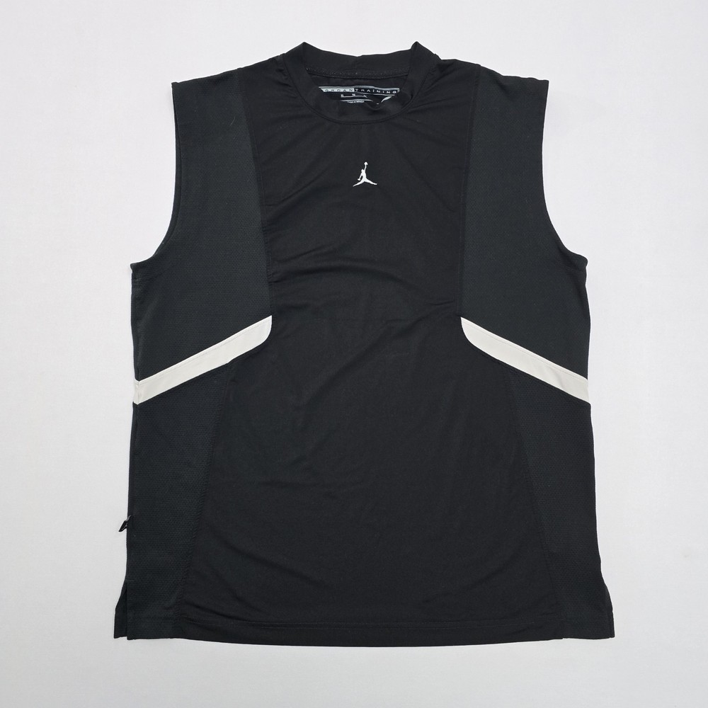 Jordan Training Dri-FIT Sleeveless Shirt Black/White Mens Size XL Basketball