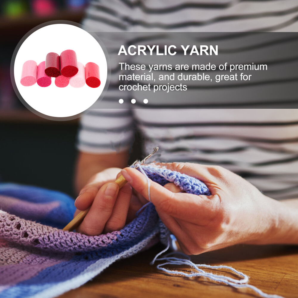 7 Pcs Embroidery Floss Section Latch Hook Rug Making Kits Supplies and Tools