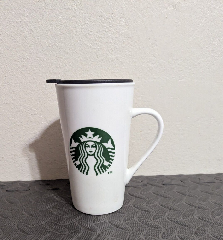 Starbucks Ceramic Tumbler  16oz Travel Coffee Mug With Lid  2014